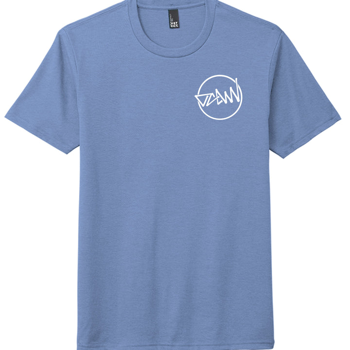 OCDW Shuji Script Circle Tri T-Shirt - Maritime Frost - OC Designworks