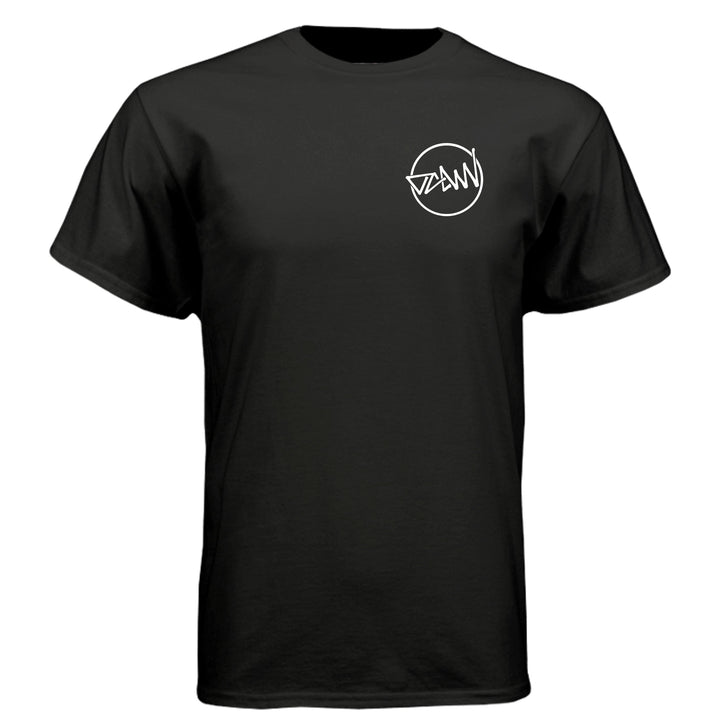 OCDW Shuji Script Circle Tri T-Shirt - T-Shirt - BLACK - OC Designworks