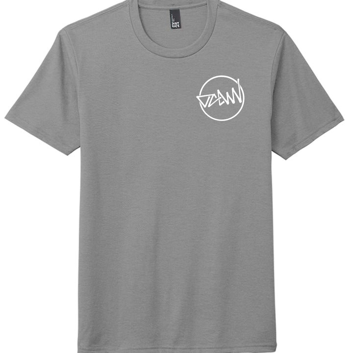 OCDW Shuji Script Circle Tri T-Shirt - Heathered Grey - OC Designworks