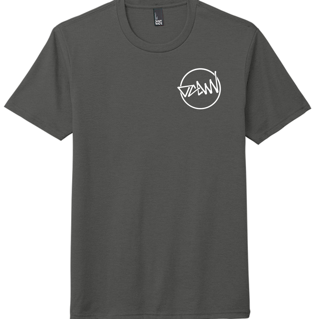 OCDW Shuji Script Circle Tri T-Shirt - Charcoal - OC Designworks
