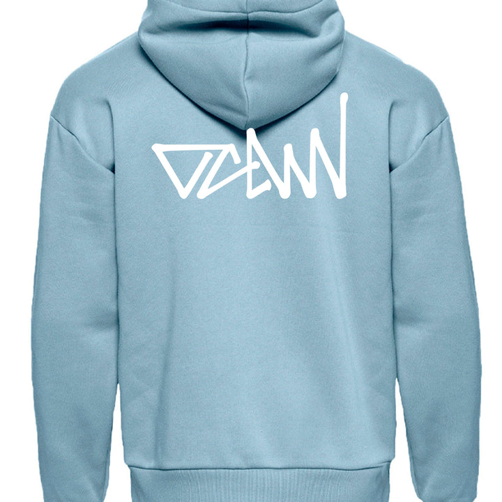 OCDW Shuji Script Hoodie - Hoodie - Stonewashed Denim - OC Designworks