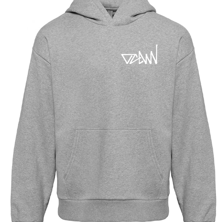 OCDW Shuji Script Hoodie - Hoodie - Heather Gray - OC Designworks