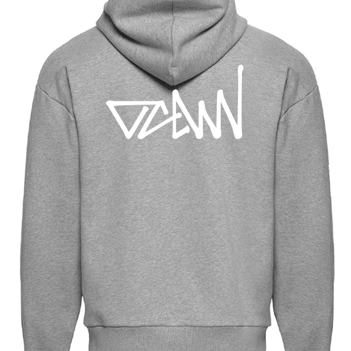 OCDW Shuji Script Hoodie - Hoodie - Heather Gray - OC Designworks