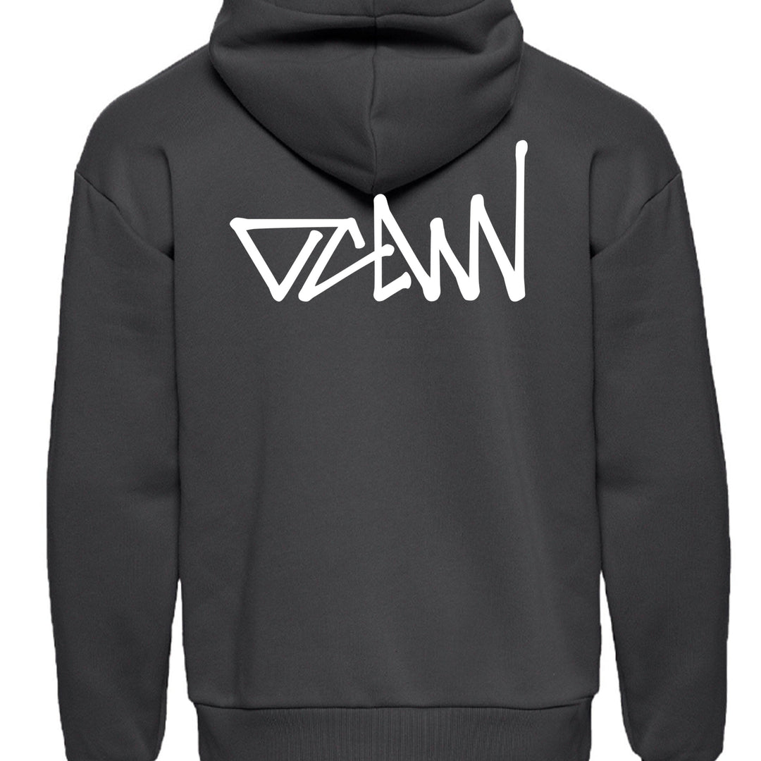 OCDW Shuji Script Hoodie - Hoodie - GRAPHITE BLACK - OC Designworks
