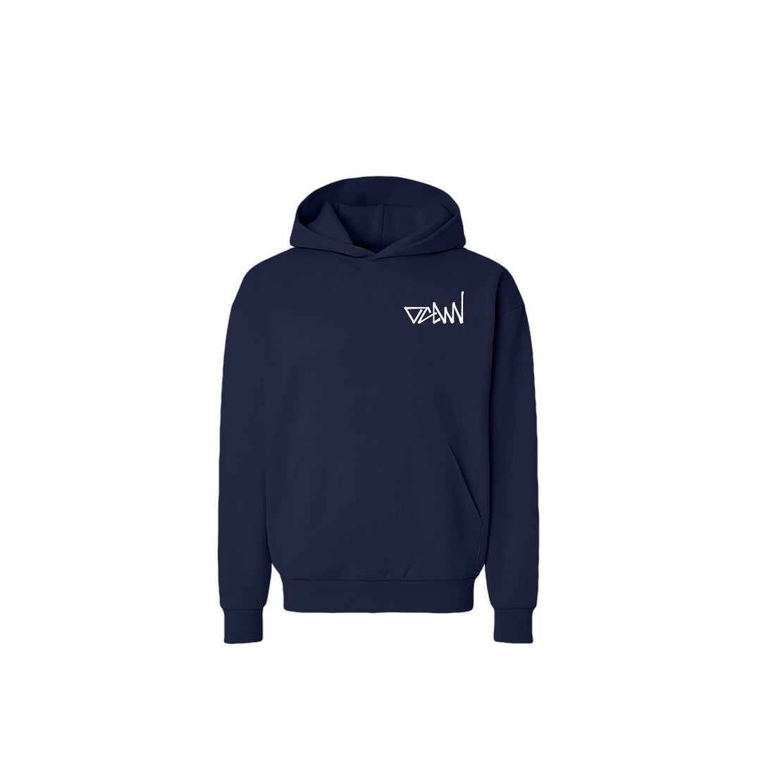 OCDW Shuji Script Hoodie (Heavyweight) - Hoodie - Classic Navy - OC Designworks