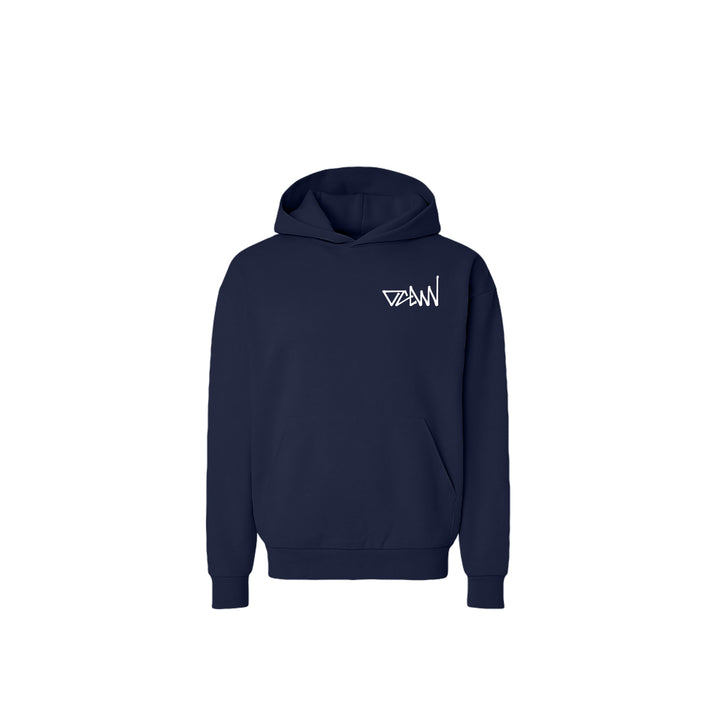 OCDW Shuji Script Hoodie (Heavyweight) - Hoodie - Classic Navy - OC Designworks