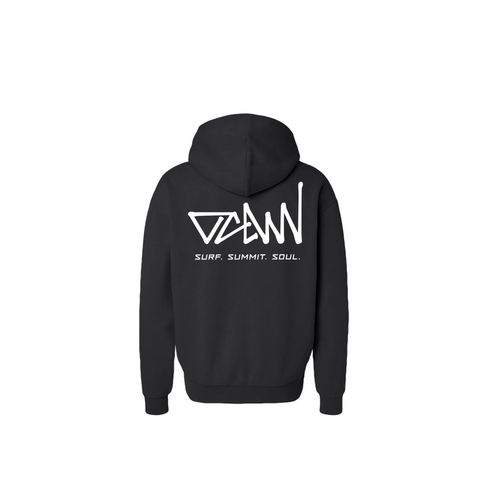 OCDW Shuji Script Hoodie (Heavyweight) - Hoodie - Black - OC Designworks
