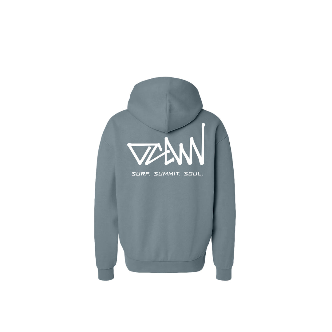 OCDW Shuji Script Hoodie (Heavyweight) - Hoodie - Blue Magic - OC Designworks
