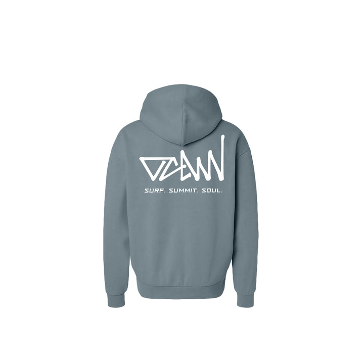 OCDW Shuji Script Hoodie (Heavyweight) - Hoodie - Blue Magic - OC Designworks