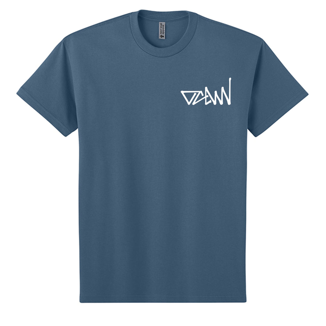 OCDW Shuji Script T-Shirt - T-Shirt - Blue Jean - OC Designworks