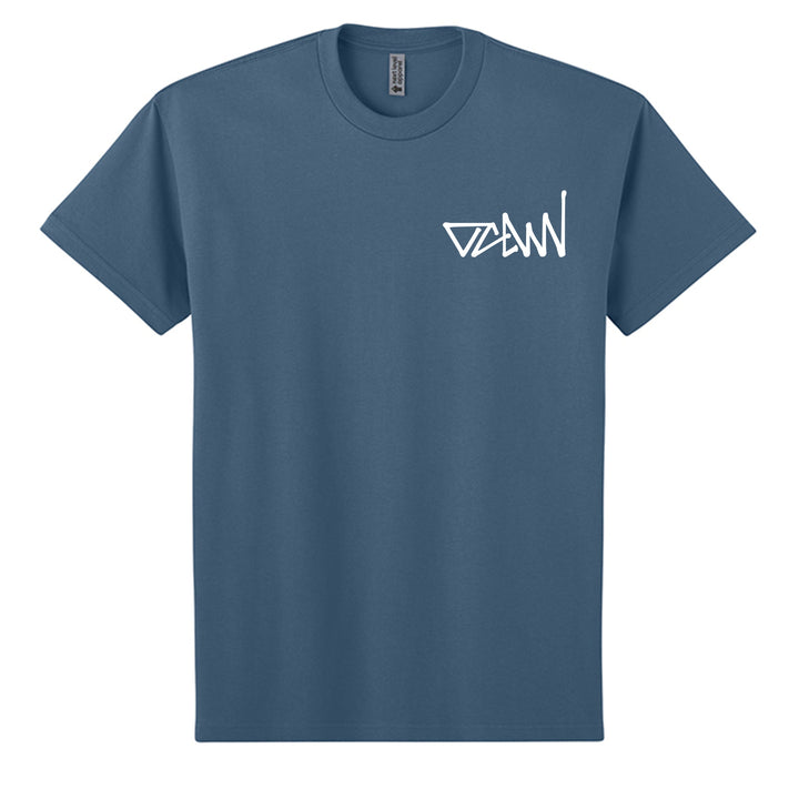 OCDW Shuji Script T-Shirt - T-Shirt - Blue Jean - OC Designworks