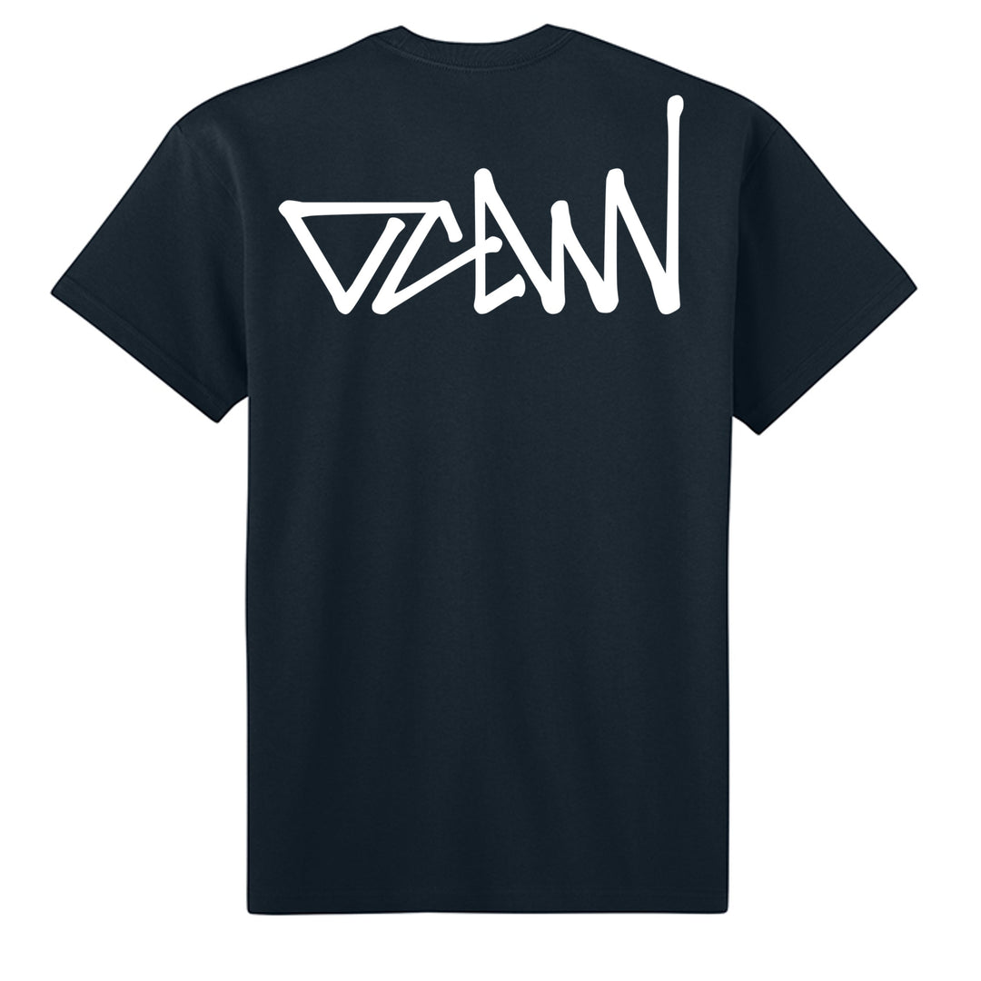 OCDW Shuji Script T-Shirt - T-Shirt - Midnight Navy - OC Designworks