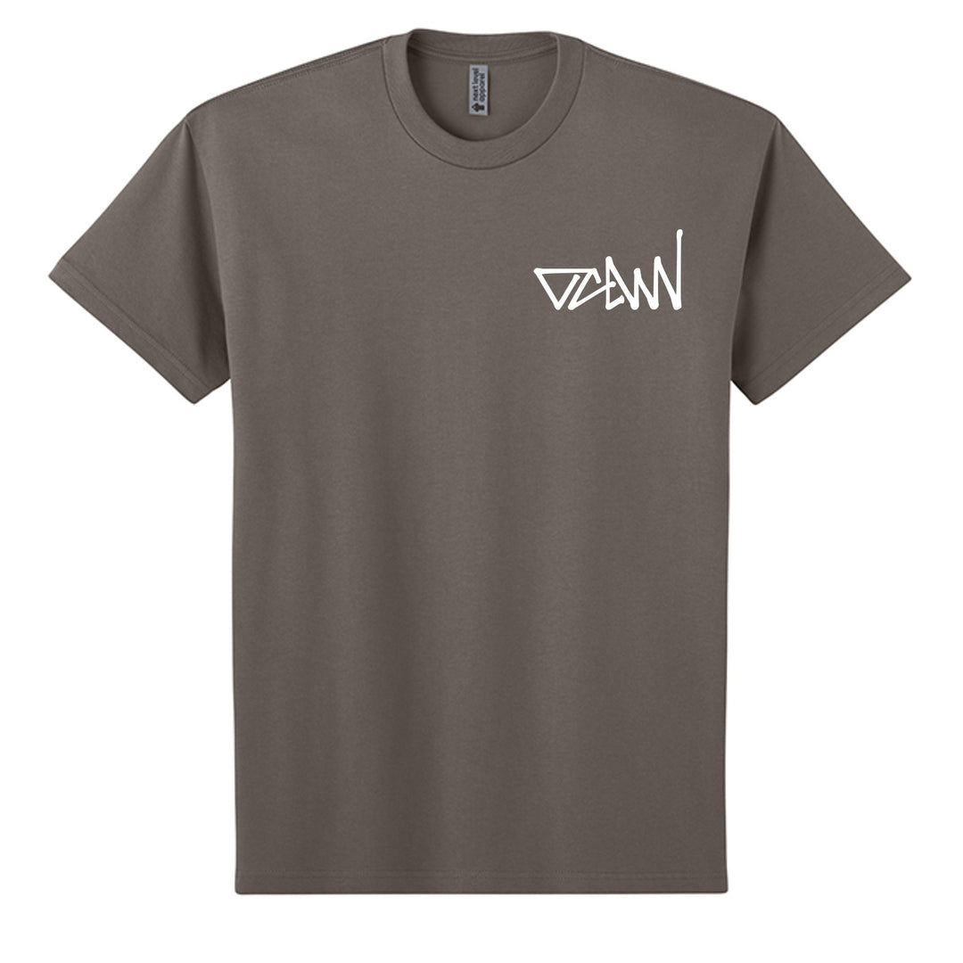 OCDW Shuji Script T-Shirt - T-Shirt - Shiitake - OC Designworks
