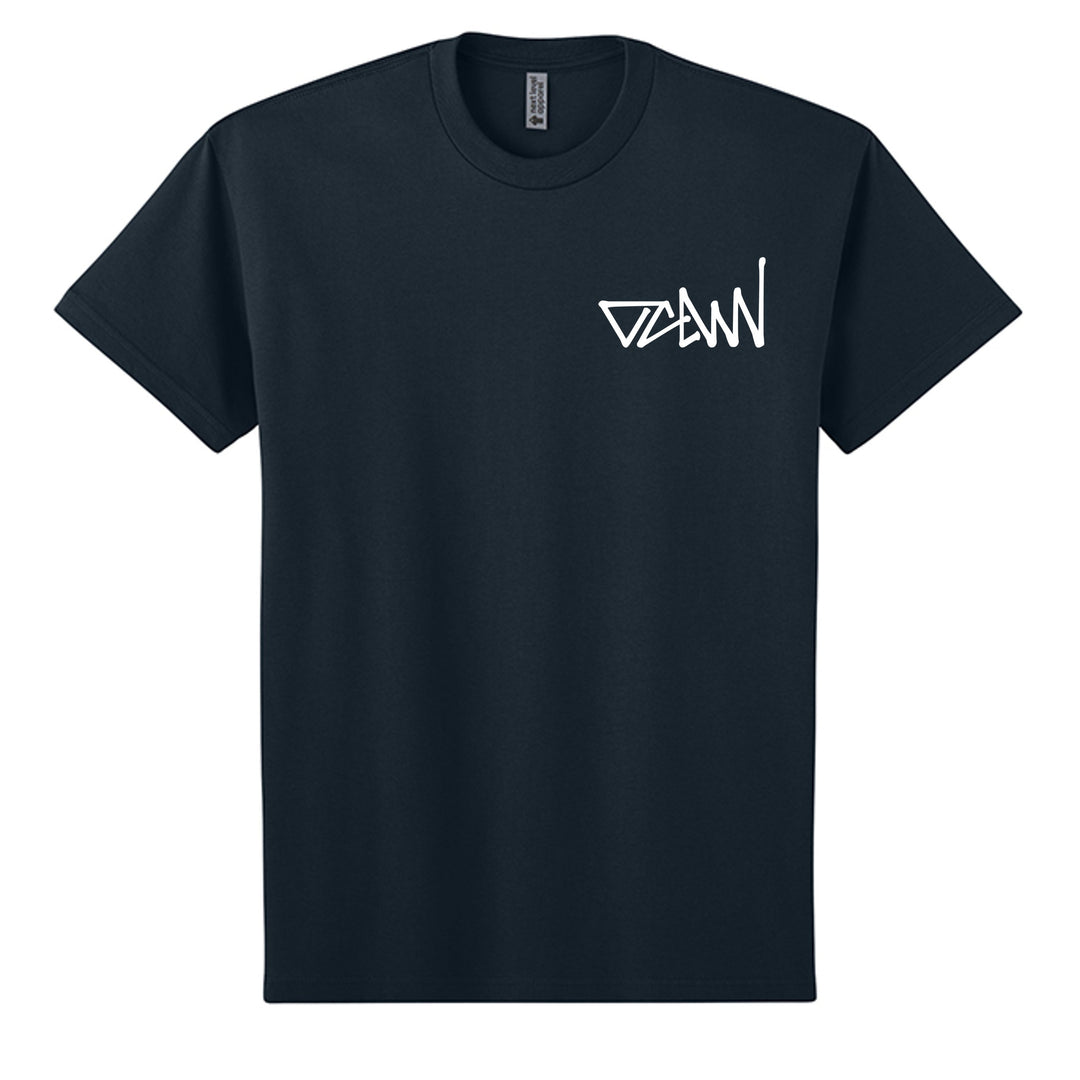 OCDW Shuji Script T-Shirt - T-Shirt - Midnight Navy - OC Designworks