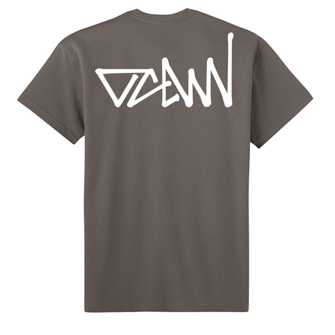 OCDW Shuji Script T-Shirt - T-Shirt - Shiitake - OC Designworks