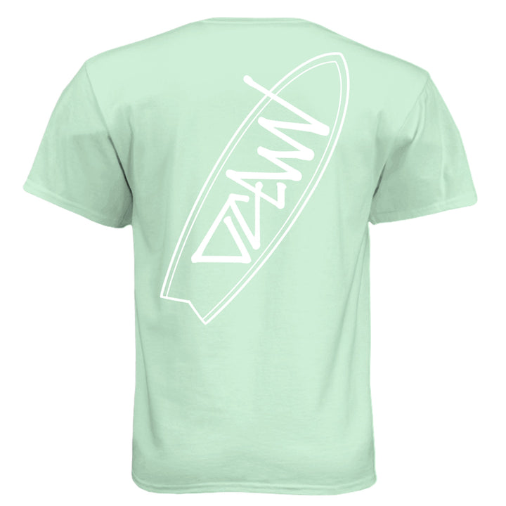 OCDW Surfboard T-Shirt - T-Shirt - Mint - OC Designworks