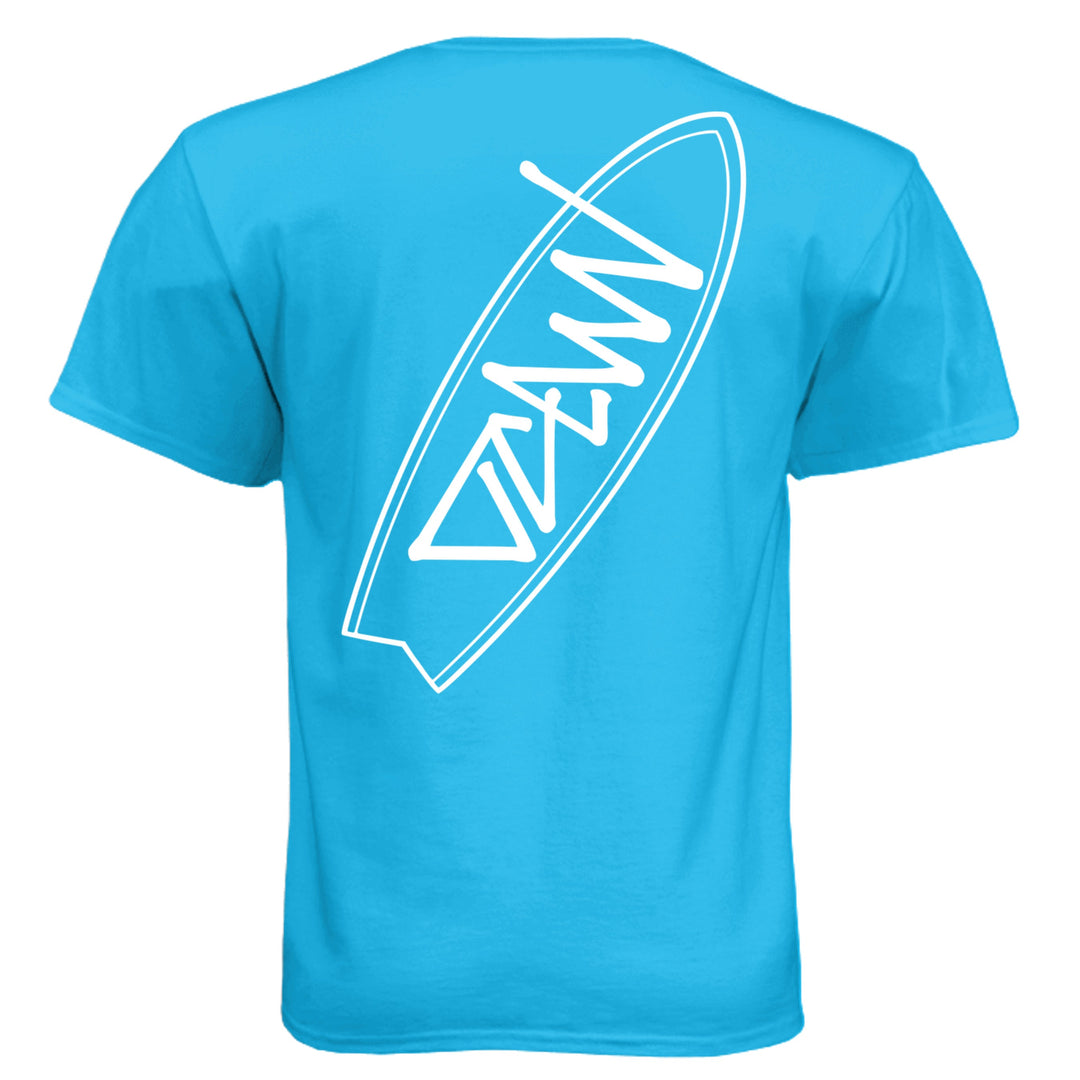 OCDW Surfboard T-Shirt - T-Shirt - Turquoise - OC Designworks