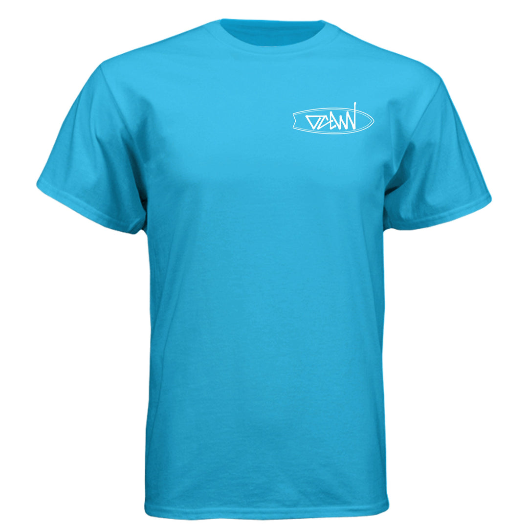 OCDW Surfboard T-Shirt - T-Shirt - Turquoise - OC Designworks