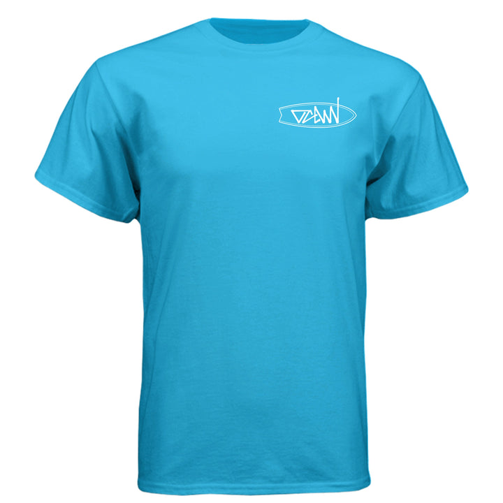 OCDW Surfboard T-Shirt - T-Shirt - Turquoise - OC Designworks