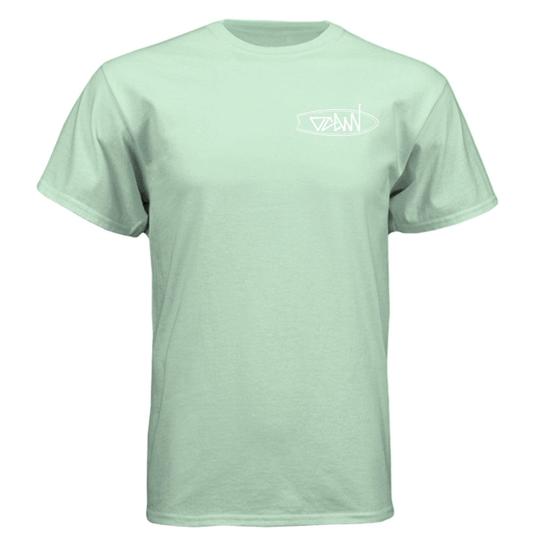 OCDW Surfboard T-Shirt - T-Shirt - Mint - OC Designworks