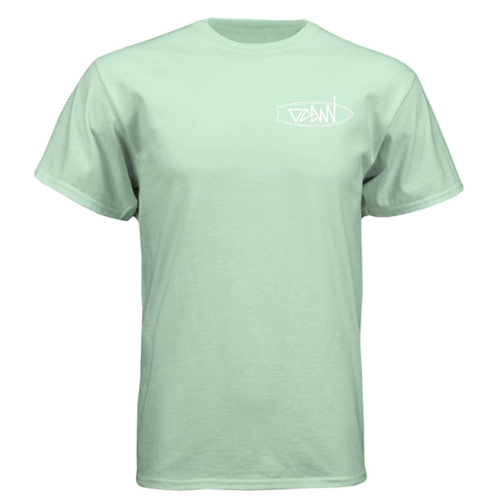 OCDW Surfboard T-Shirt - T-Shirt - Mint - OC Designworks