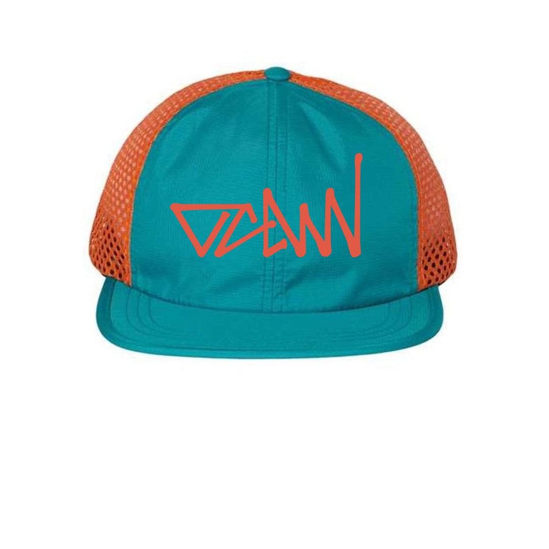 OCDW Teal/Orange Mesh Hat - Hats - Teal/ Orange - OC Designworks