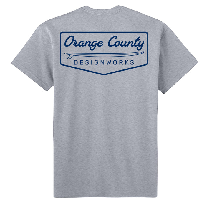 OCDW Vintage Surf T-Shirt - T-Shirt - Heather Grey - OC Designworks