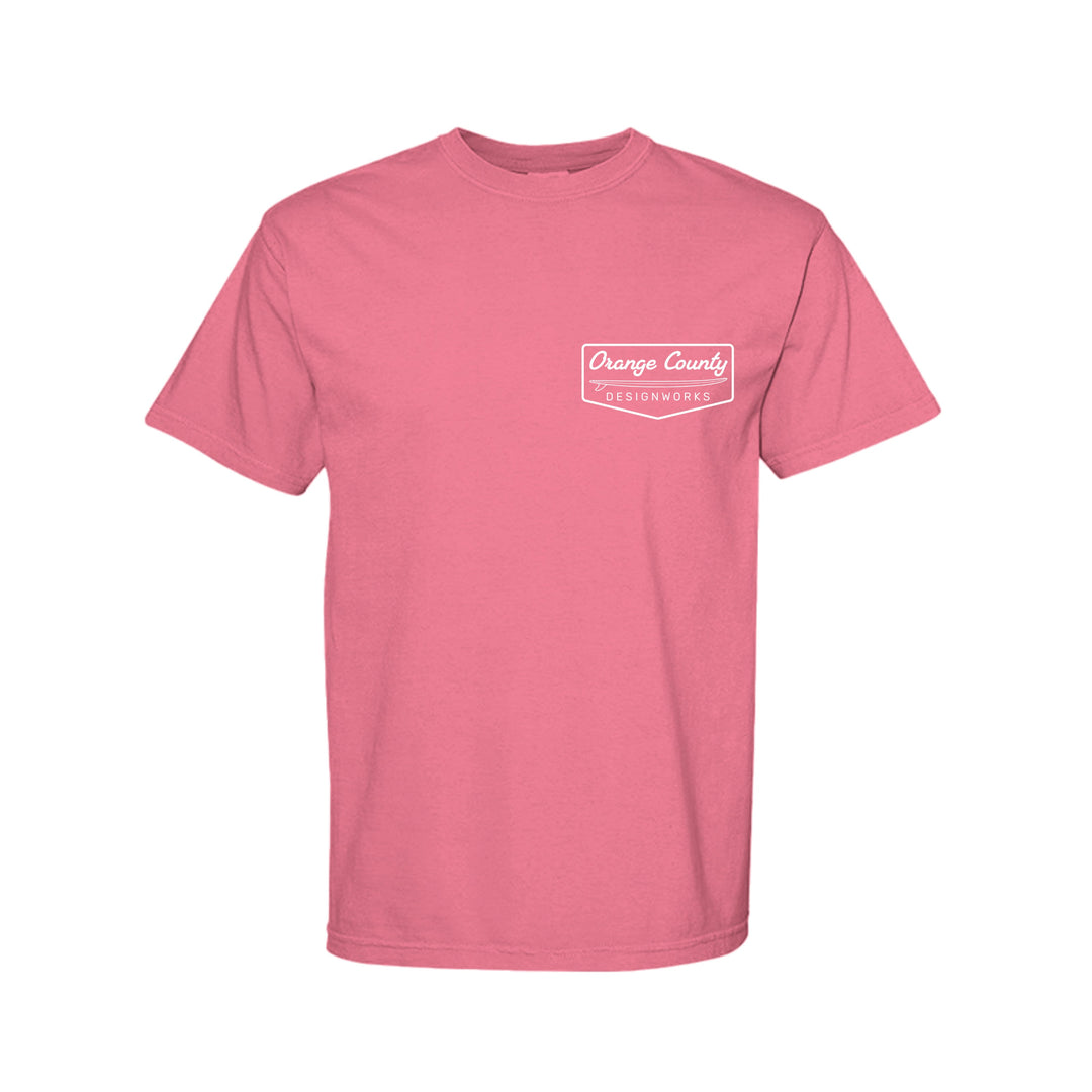 OCDW Vintage Surf T-Shirt - T-Shirt - WATERMELON - OC Designworks