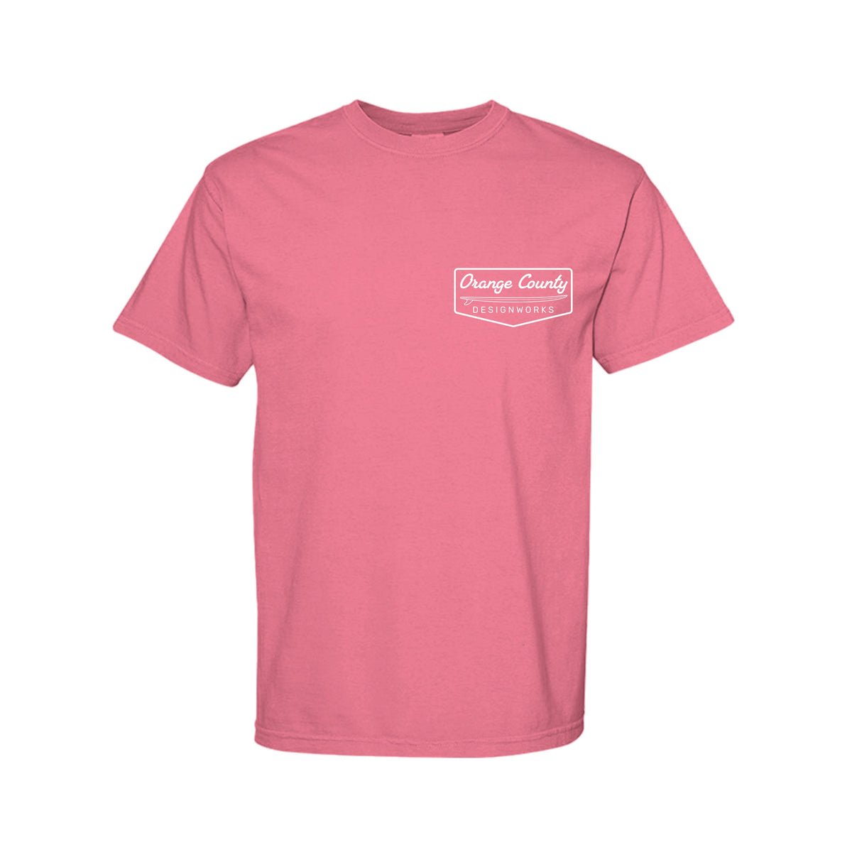 OCDW Vintage Surf T-Shirt - T-Shirt - WATERMELON - OC Designworks