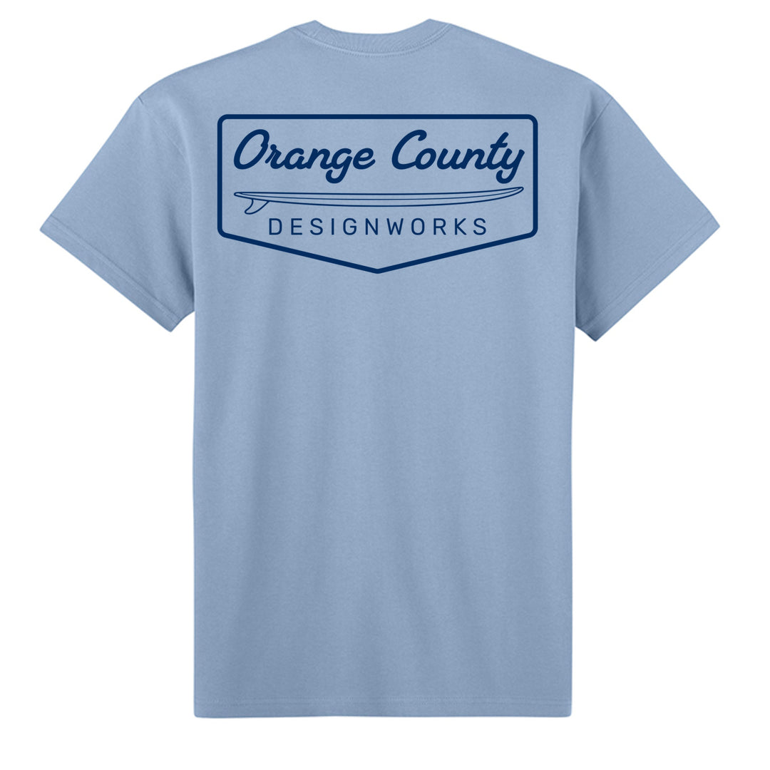 OCDW Vintage Surf T-Shirt - T-Shirt - Stonewash Denim - OC Designworks