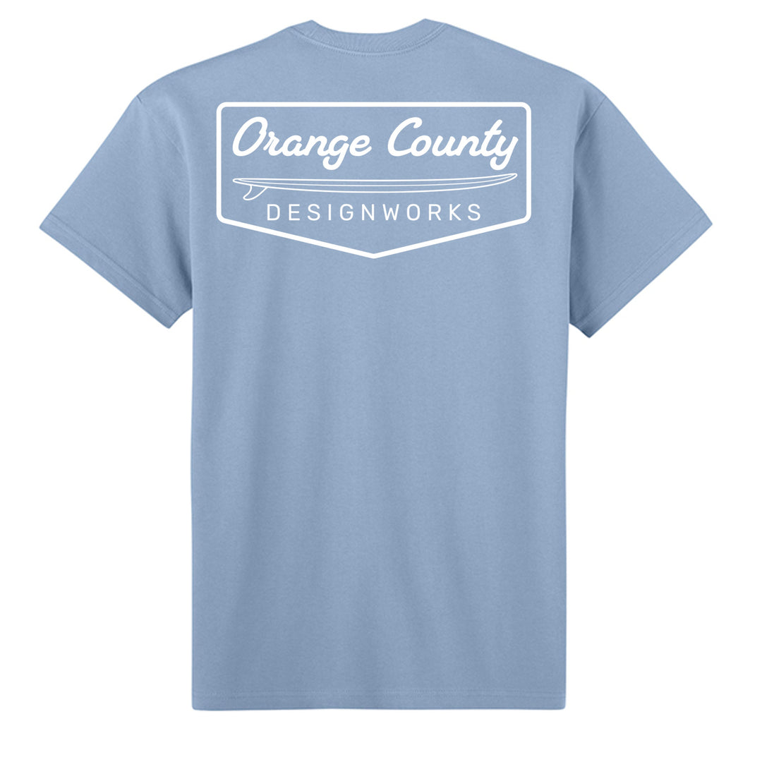 OCDW Vintage Surf T-Shirt - T-Shirt - Stonewash Denim - OC Designworks