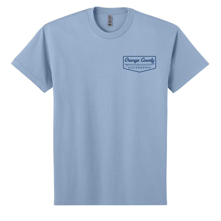 OCDW Vintage Surf T-Shirt - T-Shirt - Stonewash Denim - OC Designworks