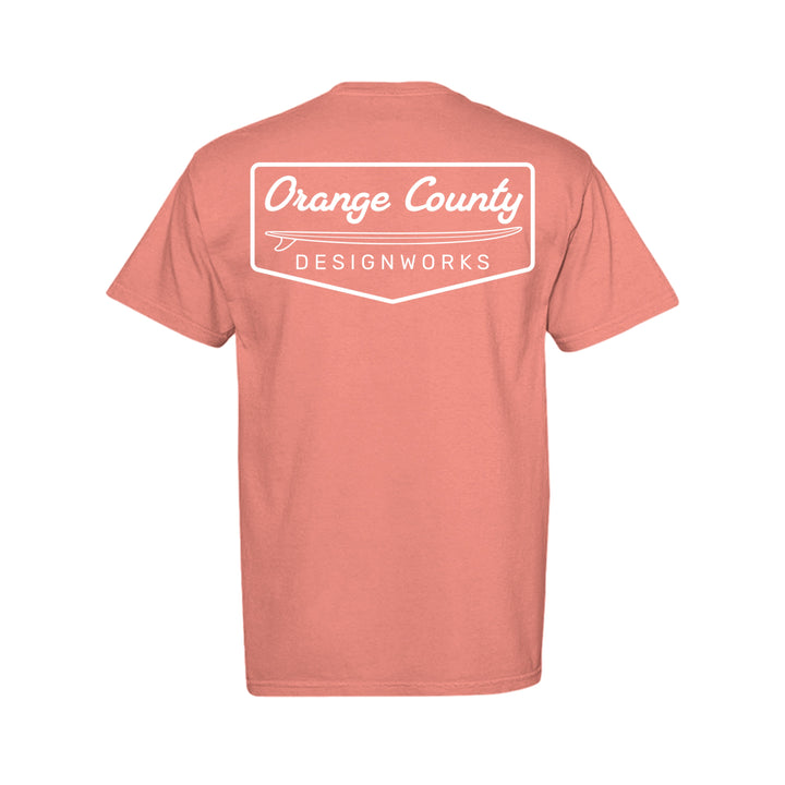OCDW Vintage Surf T-Shirt - T-Shirt - BRIGHT SALMON - OC Designworks