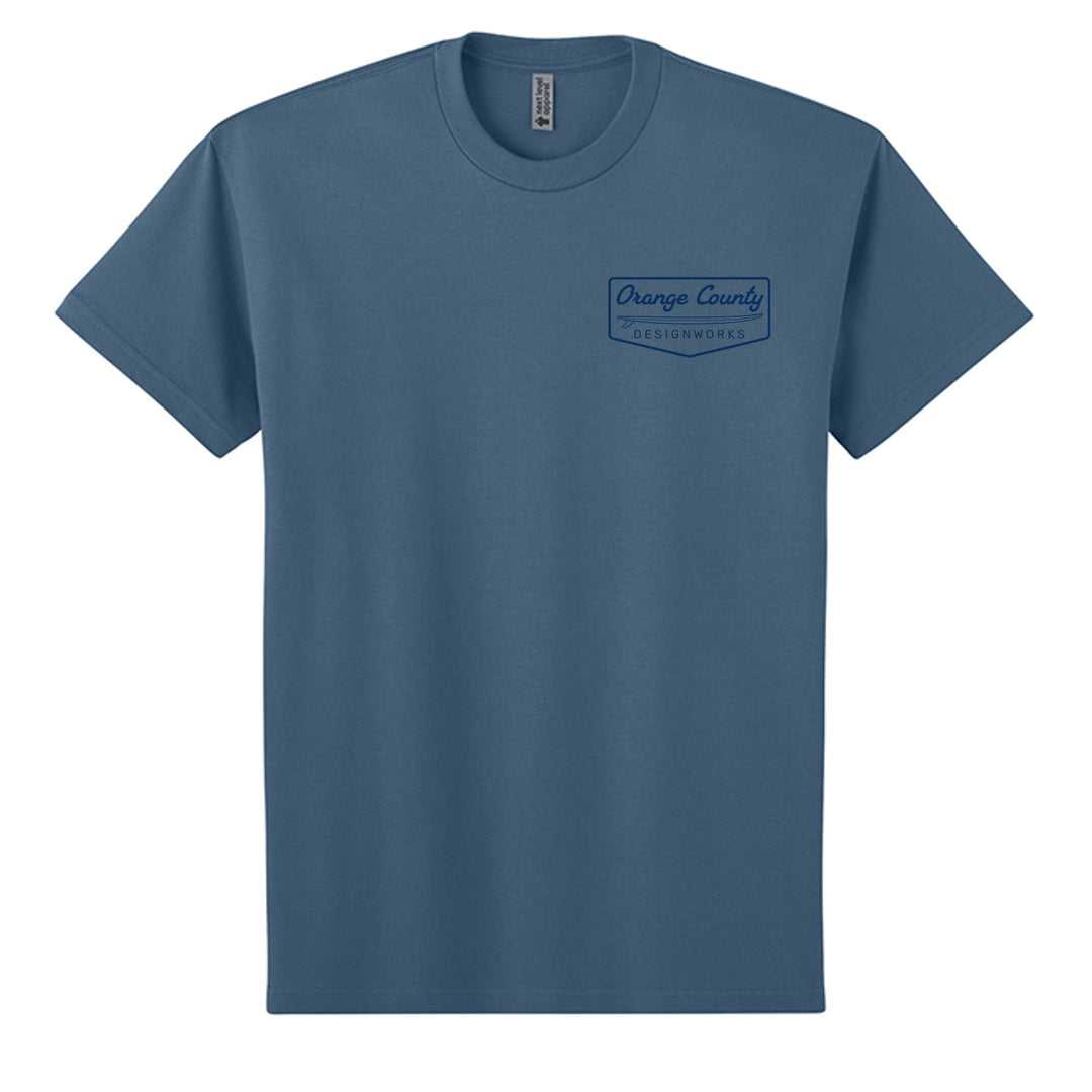 OCDW Vintage Surf T-Shirt - T-Shirt - Blue Jean - OC Designworks
