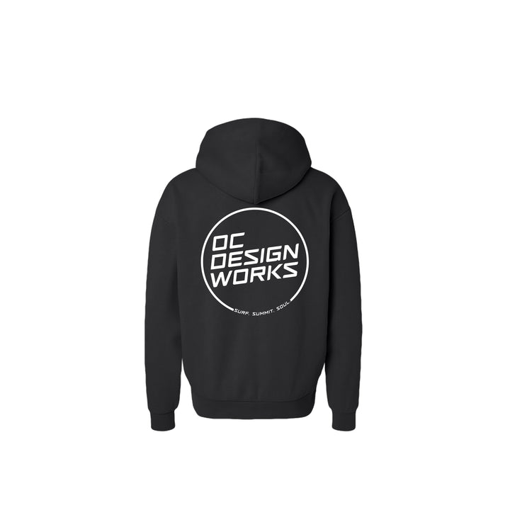 OCDW White Line Hoodie (Heavyweight) - Hoodie - Black - OC Designworks