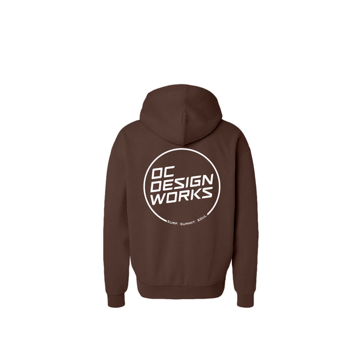 OCDW White Line Hoodie (Heavyweight) - Hoodie - Brown - OC Designworks