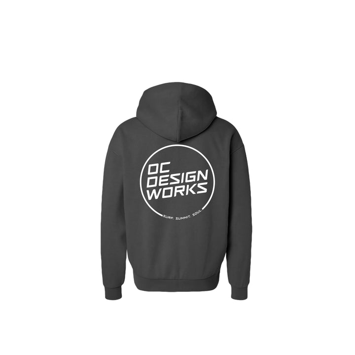 OCDW White Line Hoodie (Heavyweight) - Hoodie - Pigment Black - OC Designworks