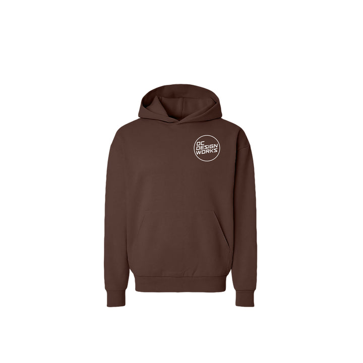 OCDW White Line Hoodie (Heavyweight) - Hoodie - Brown - OC Designworks