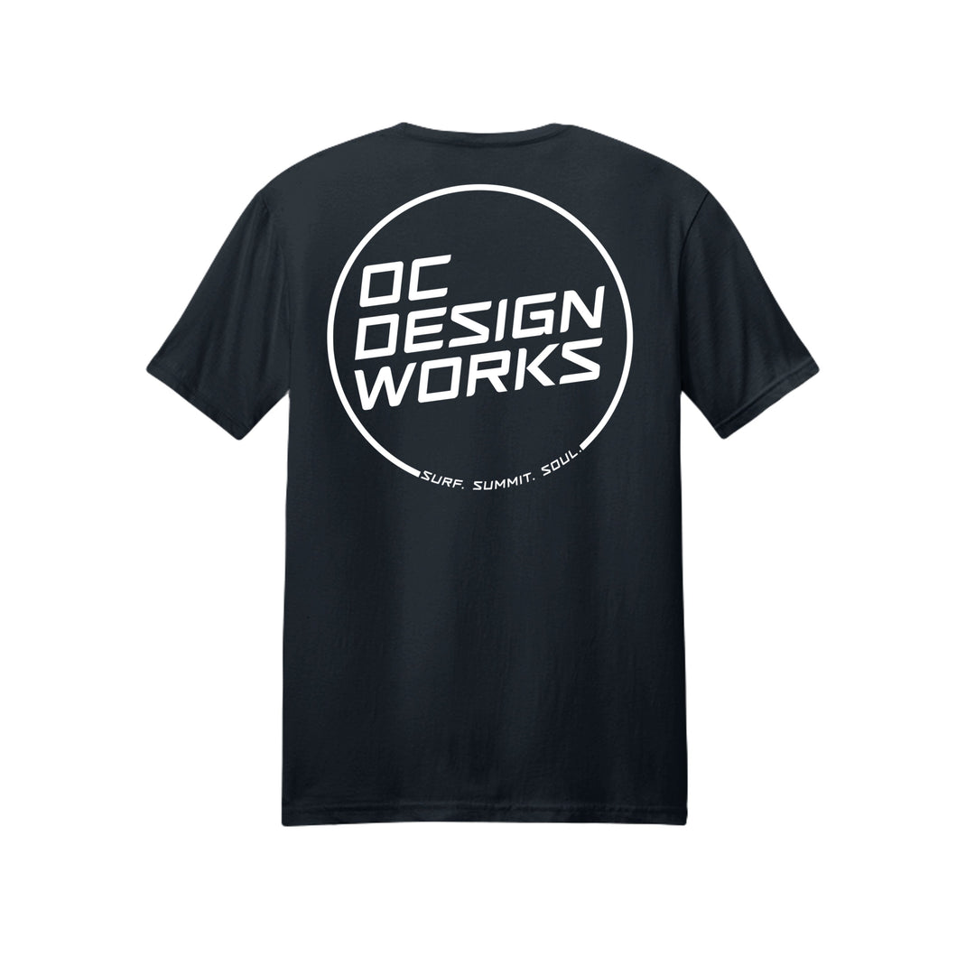 OCDW White Line T-Shirt (Lightweight) - T-Shirt - Black - OC Designworks