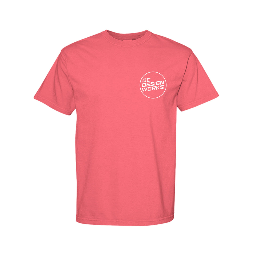OCDW White Line T-Shirt (Midweight) - T-Shirt - PAPRIKA - OC Designworks