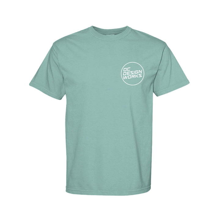 OCDW White Line T-Shirt (Midweight) - T-Shirt - SEAFOAM - OC Designworks