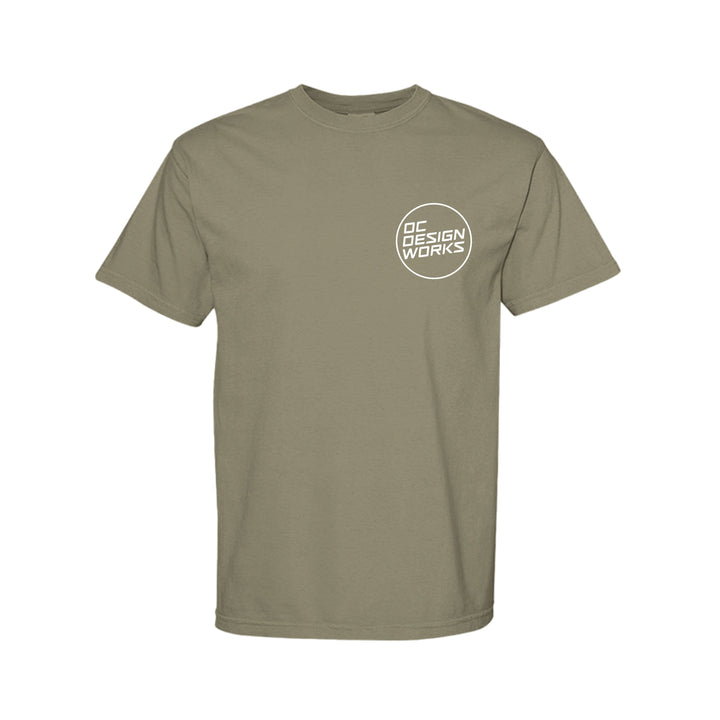 OCDW White Line T-Shirt (Midweight) - T-Shirt - SANDSTONE - OC Designworks