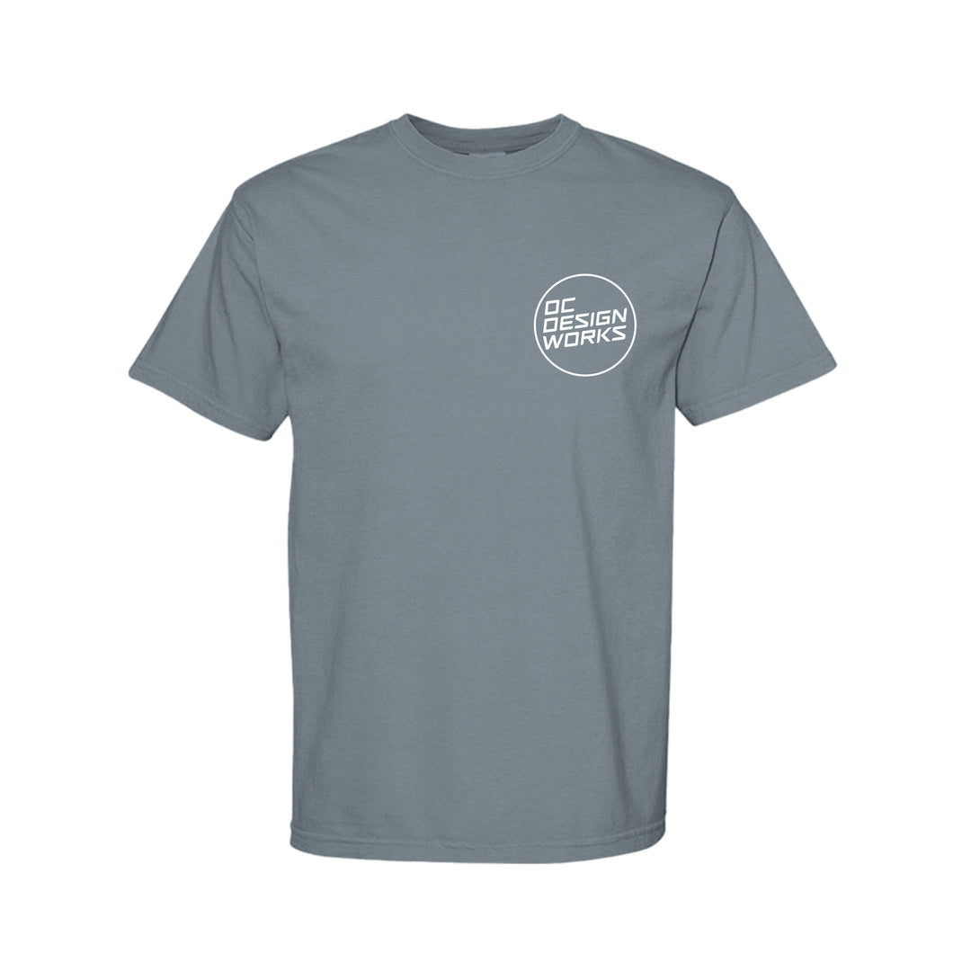 OCDW White Line T-Shirt (Midweight) - T-Shirt - GRANITE - OC Designworks