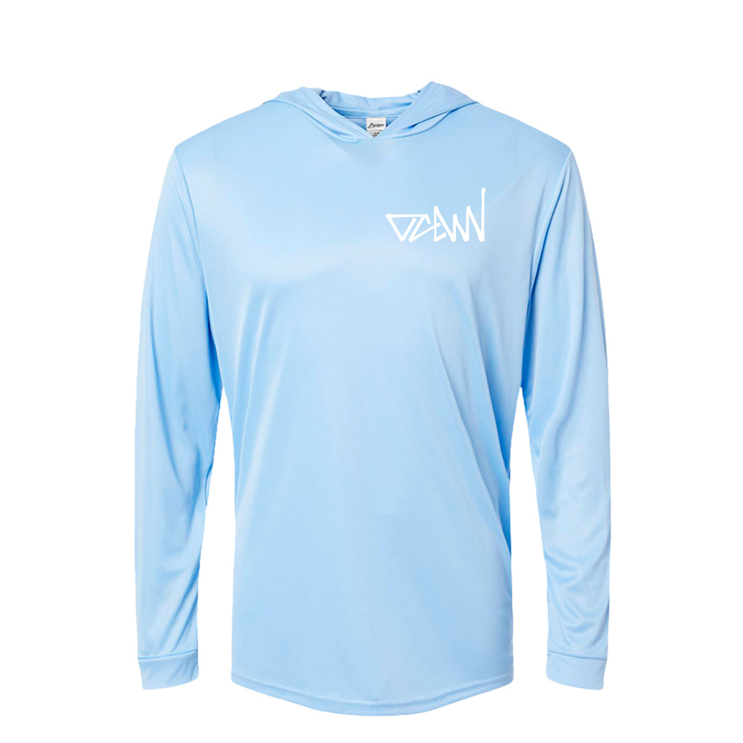 OCDW White Shuji LS Hooded Jersey - Jersey - Blue Mist - OC Designworks