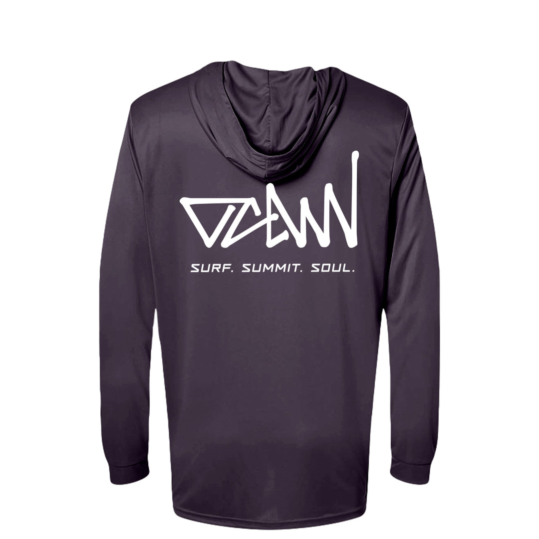 OCDW White Shuji LS Hooded Jersey - Jersey - Graphite - OC Designworks