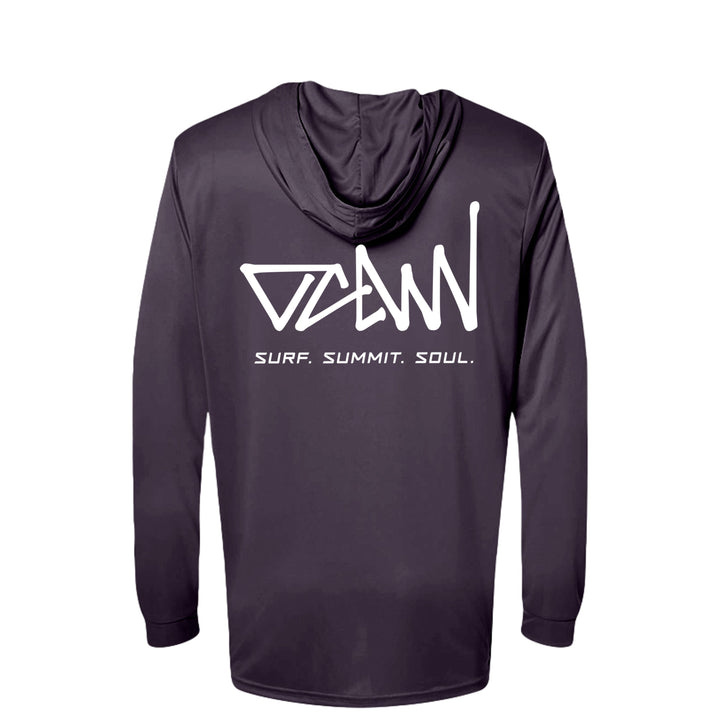 OCDW White Shuji LS Hooded Jersey - Jersey - Graphite - OC Designworks