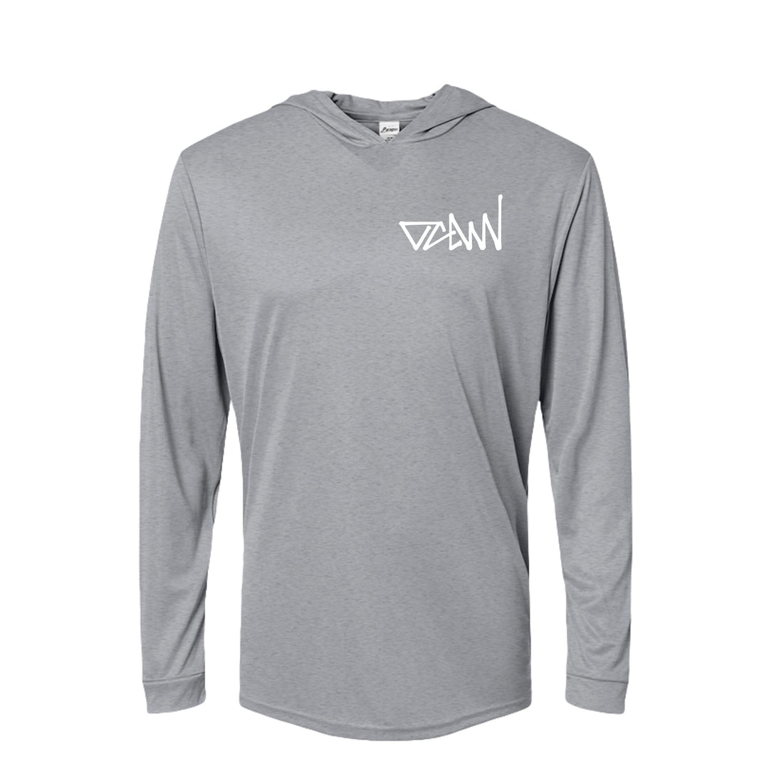 OCDW White Shuji LS Hooded Jersey - Jersey - Heather Grey - OC Designworks