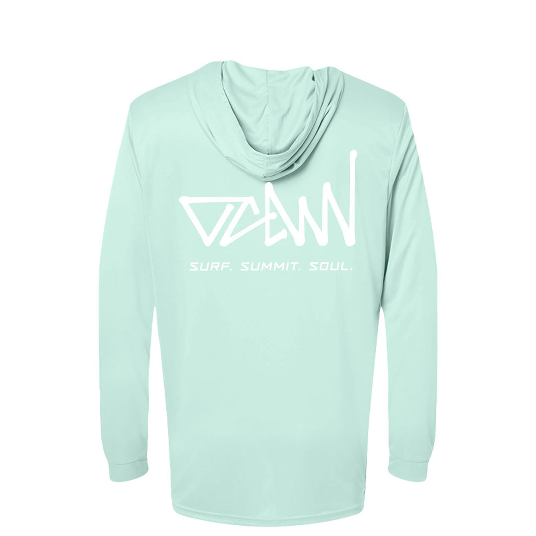OCDW White Shuji LS Hooded Jersey - Jersey - Mint Green - OC Designworks