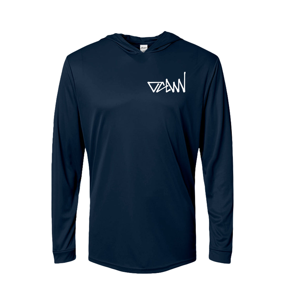 OCDW White Shuji LS Hooded Jersey - Jersey - Navy - OC Designworks