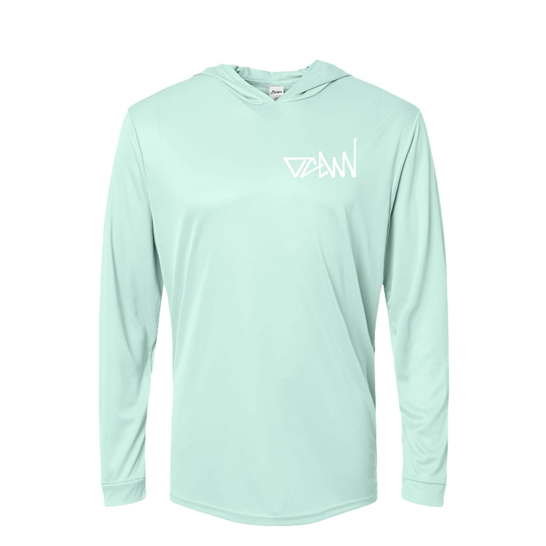 OCDW White Shuji LS Hooded Jersey - Jersey - Mint Green - OC Designworks
